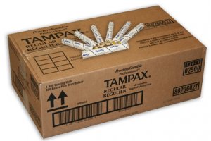 Hospeco Tampax Regular Absorbency Tampons T500 (500)