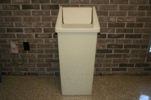 Continental 32BE BEIGE SwingLine Trash Can Receptacle Base