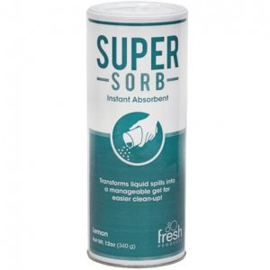 Supersorb Vomit Blood Urine Spills Absorbent Shaker Can (6/12 Oz)