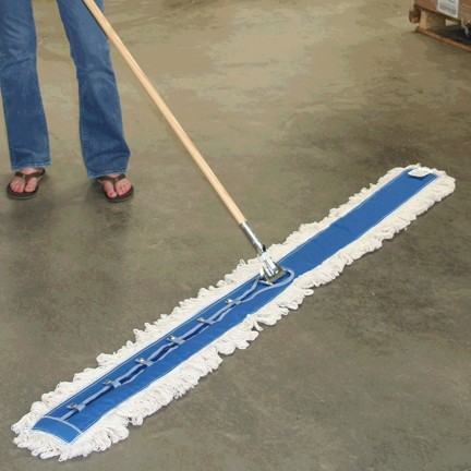 Wire Frame & Handle Dust Mop Kit combo 48 inch White  Dust Mop 