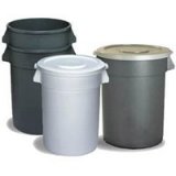 Continental Brand Huskee Trash Cans Receptacles