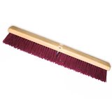 24" Stiff Crimped Polypro Heavy Sweep Push Broom Floor Brush