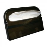 Health Gards Translucent Dark Plastic Toilet Seat Cover Dispenser for 1/2 Fold Covers by Hospeco