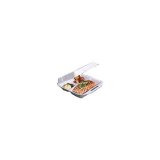 Hinged 3-Compartment Carry Out Foam Food Tray (200)