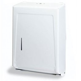 White C-Fold/Multifold Steel Combo Towel Dispenser Cabinet