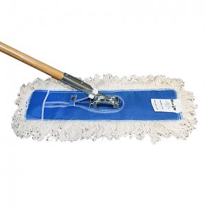 24 inch White  Dust Mop 36 Dust Mop Kit combo 42 Wire Frame & Handle 
