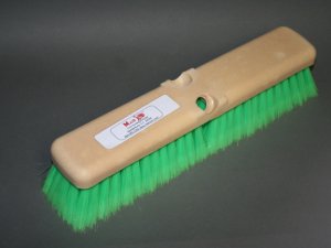 14" Green Flagged Tip Vehicle Wash and Window Brush