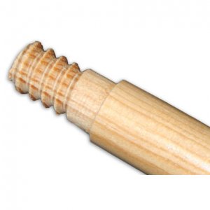 5' Standard Duty Hardwood Handles Threaded for Brooms, Brushes and Squeegees