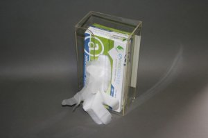 Exam and Non-Medical Glove Clear Acrylic Wall Dispenser