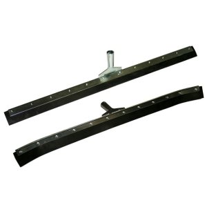 36" Straight or Curved Black Neoprene Rubber Floor Squeegee
