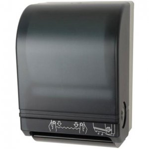 Translucent Universal Auto Cut 8-Inch Roll Hand Towel Dispenser Cabinet T207TS by Palmer Fixture
