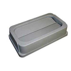 Continental 7325GY Gray Wall Hugger Drop Shot Lid