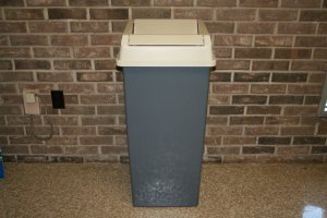 Continental 32GY GRAY SwingLine Trash Can Receptacle Base