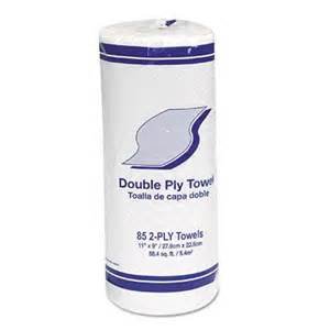 Reliable Brand Household Roll Kitchen Towels 100% Recycled 30 Rolls Per Case