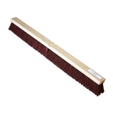 36" Stiff Crimped Polypro Heavy Sweep Push Broom Floor Brush