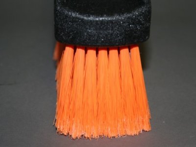 10" Orange Flagged Tip Vehicle Wash and Window Brush