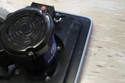 PACIFIC FM-20ORB Orbital Scrubber with 40 Pound Weight Kit and Velcro Pad Gripper Included FREE