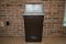 Continental 8323BNVL Brown Wall Hugger Trash Can Waste Receptacle